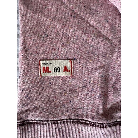 Marshall Artist Women's Classic Sweatshirt Size XL Pink Fleck Speckled Crew Neck - Picture 2 of 12